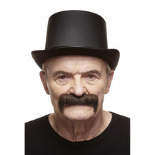 Mustasch, magnum brun/grå