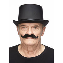 Mustasch, sheriff svart