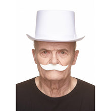 Mustasch, captain vit