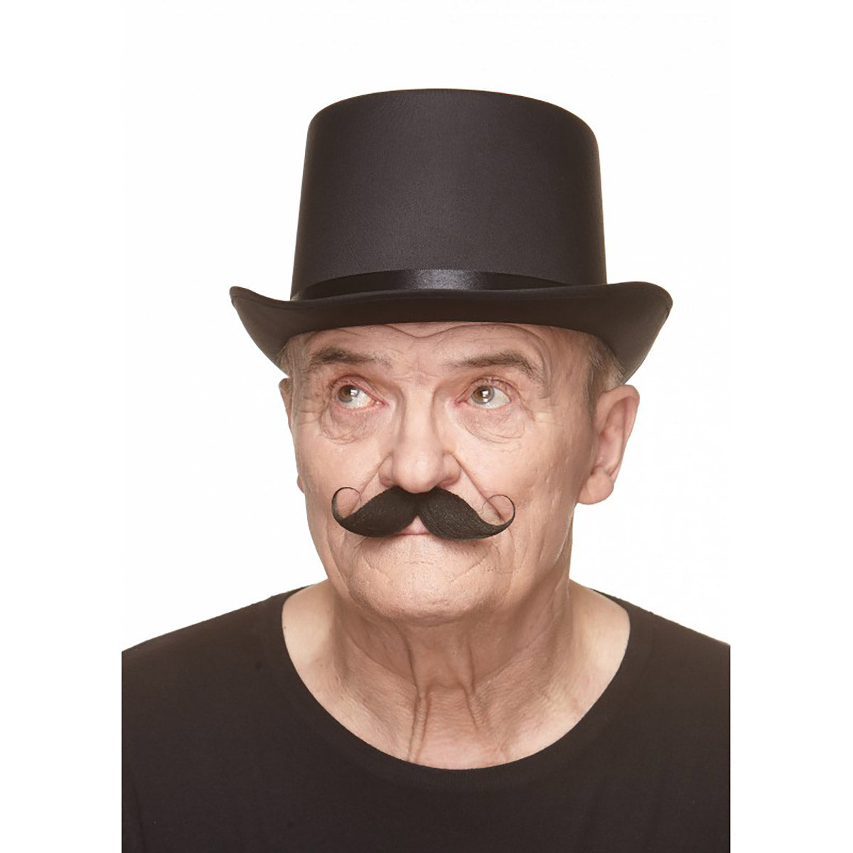 Mustasch, detective svart