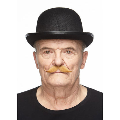 Mustasch, detective brun