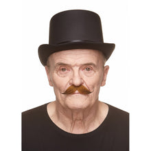 Mustasch, detective röd