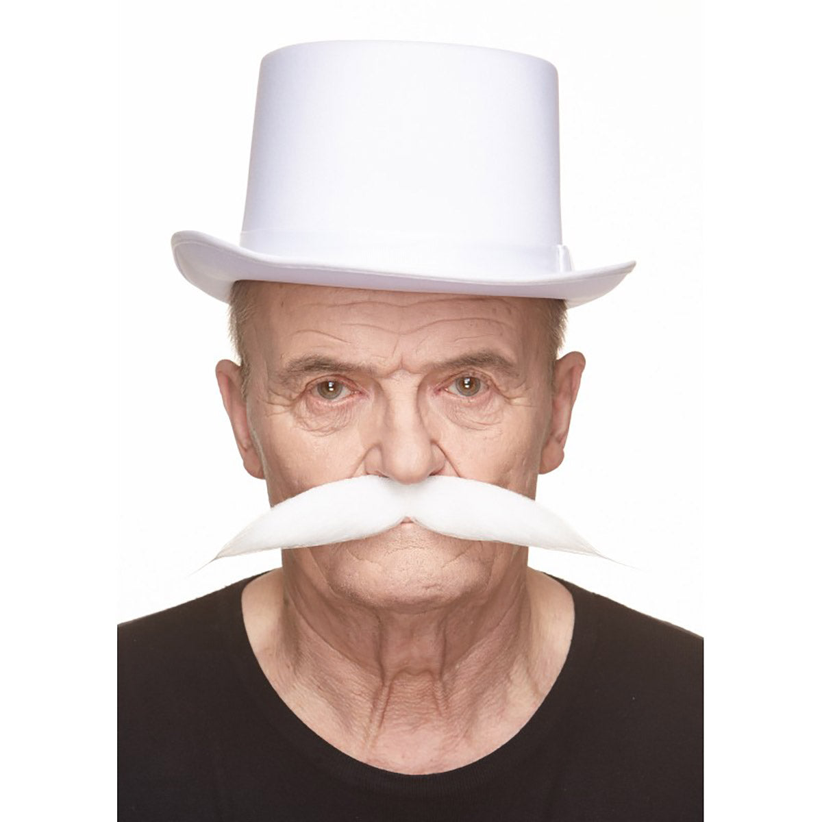 Mustasch, marshall vit