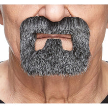 Mustasch, handyman svart/vit