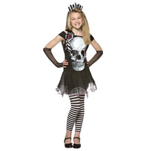 Barndräkt, skelettklänning 134/140 cl