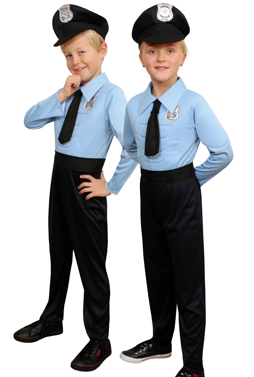 Barndräkt, polis 122/128 cl
