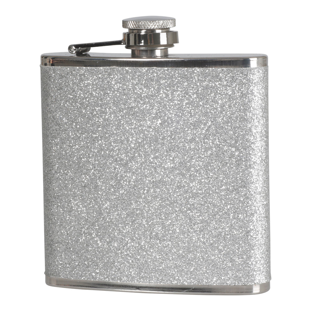 Fickplunta, glitter silver 18 cl