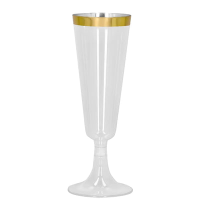 Plastglas, guld 4 st