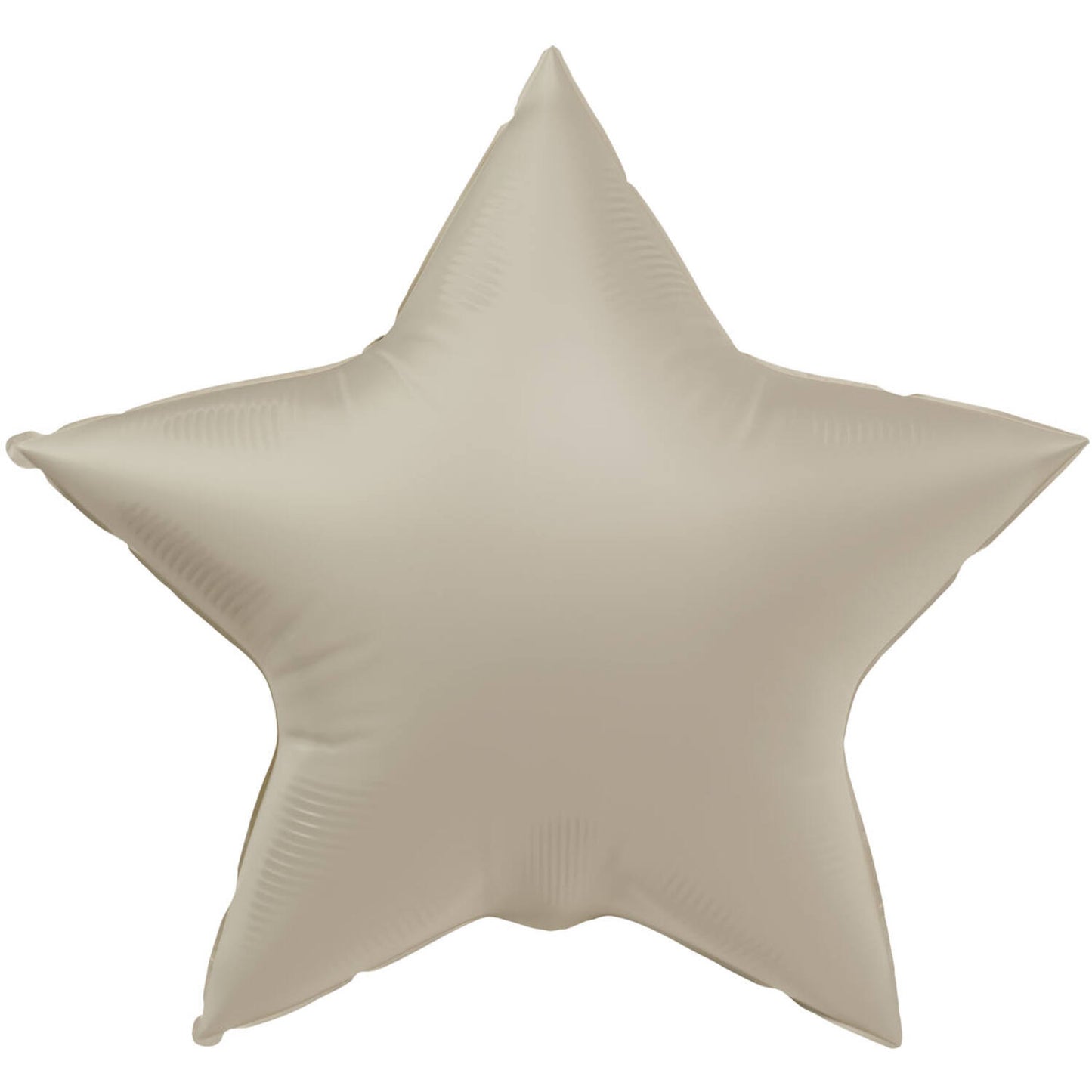 Folieballong, stjärna creamy latte 45 cm