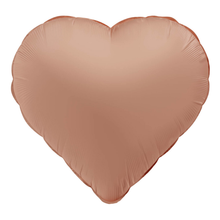 Folieballong, hjärta vintage rose 45 cm