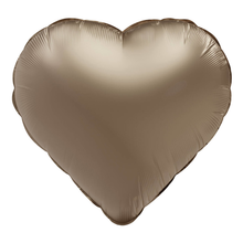 Folieballong, hjärta starlight gold 45 cm