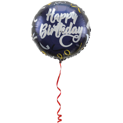 Folieballong, happy birthday 45 cm