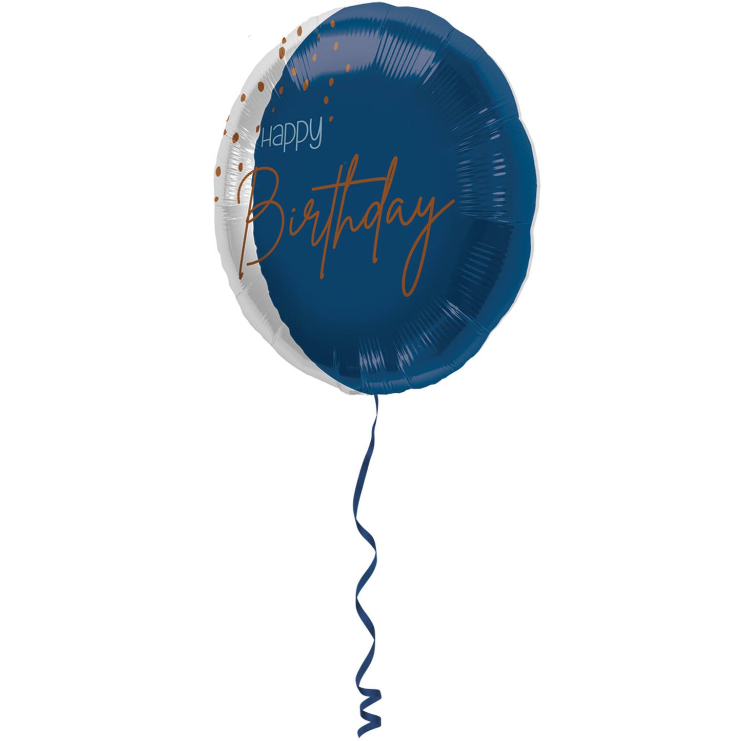 Folieballong, elegant true blue 45 cm