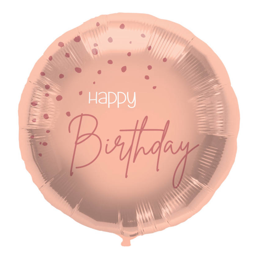 Folieballong, elegant lush blush 45 cm
