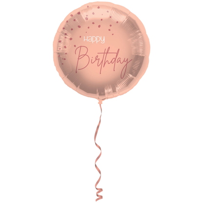 Folieballong, elegant lush blush 45 cm