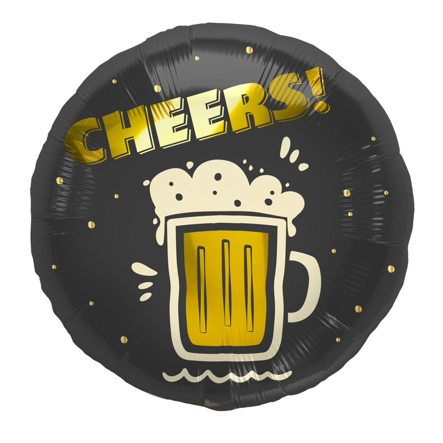 Folieballong, cheers beer 45 cm
