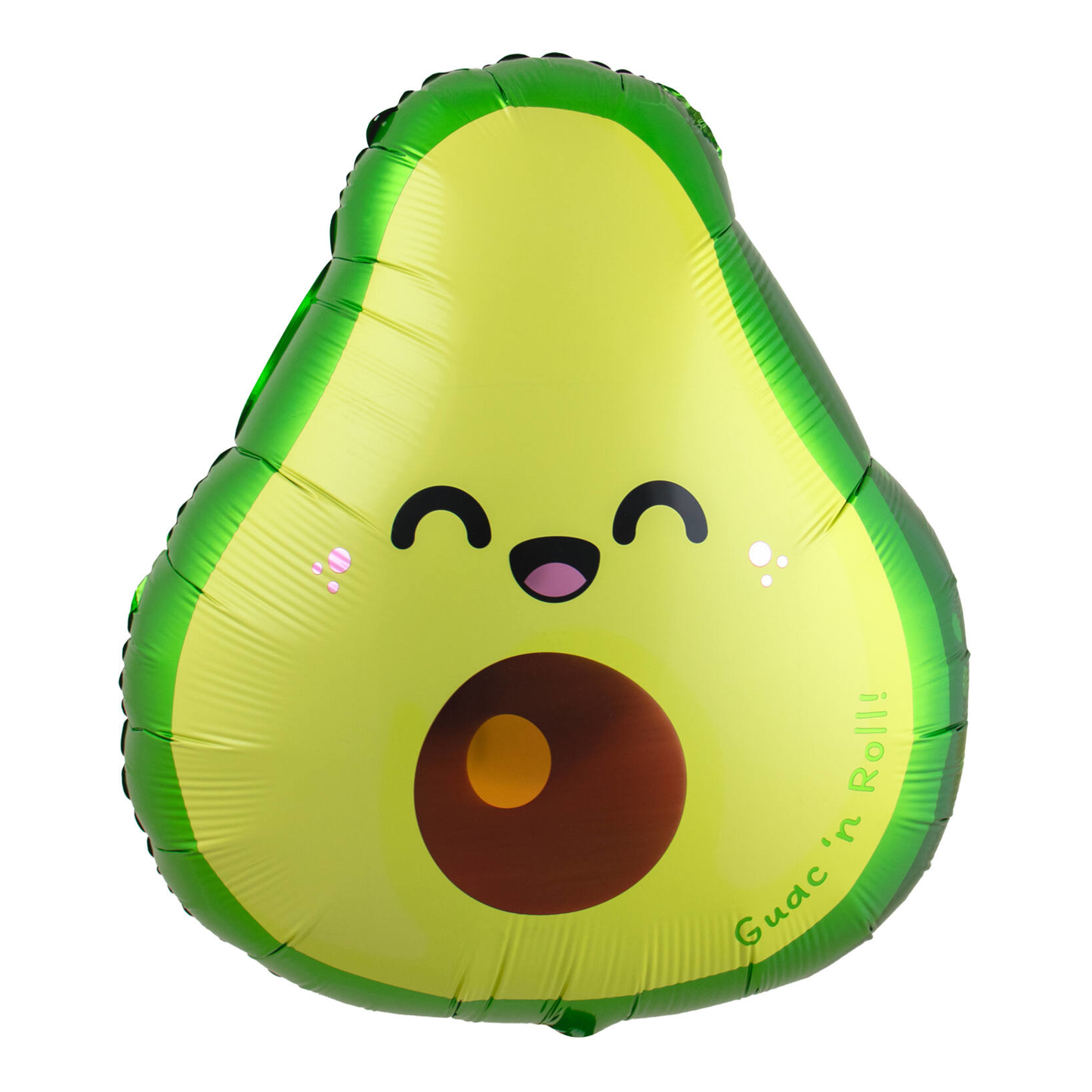 Folieballong, avocado 52x60 cm