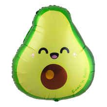 Folieballong, avocado 52x60 cm