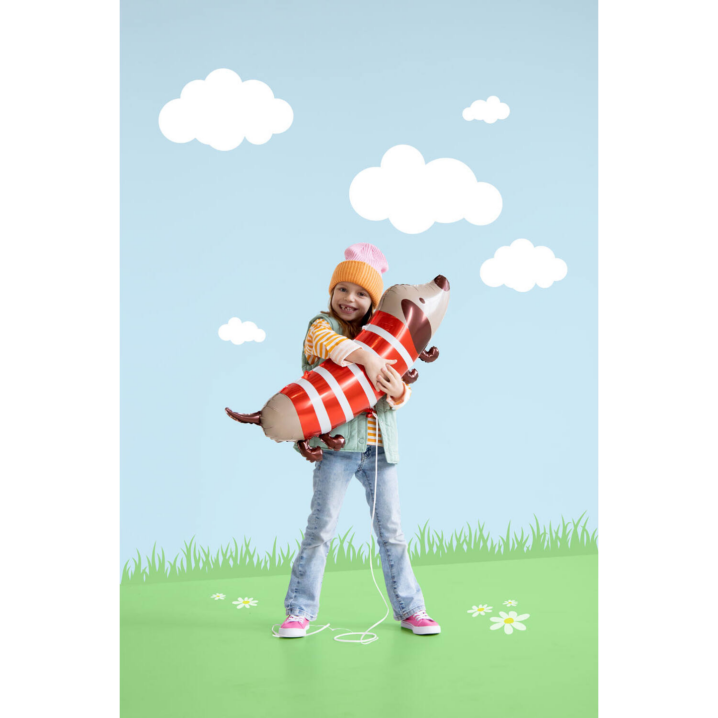 Folieballong, hund 88x35 cm