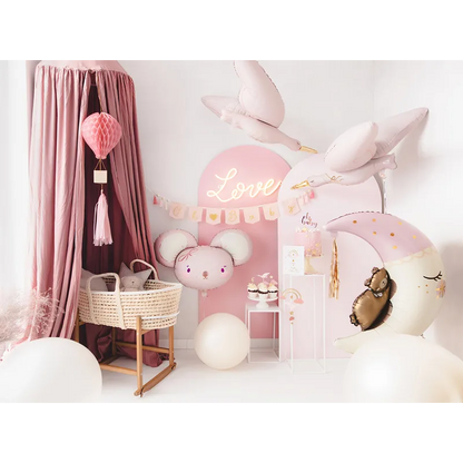 Girlang, Oh baby with tassels ljusrosa 2,5 m