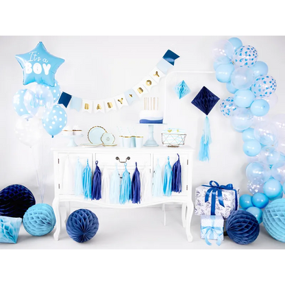 Dekorationsboll, ljusblå 40 cm