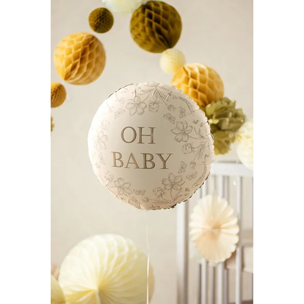 Folieballong, Oh baby 35x35 cm