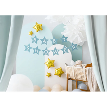 Girlang, baby shower ljusblå 290x16,5 cm
