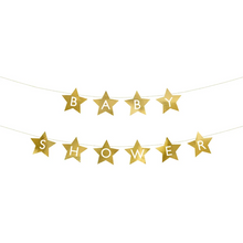Girlang, baby shower guld 290x16,5 cm