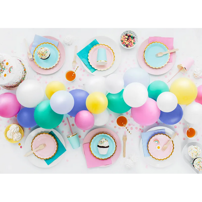 Tallrikar, ljusblå 18 cm 6 st