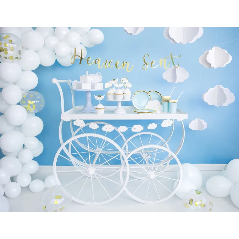 Tallrikar, ljusblå 18 cm 6 st