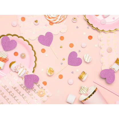 Tallrikar, ljusrosa 18 cm 6 st