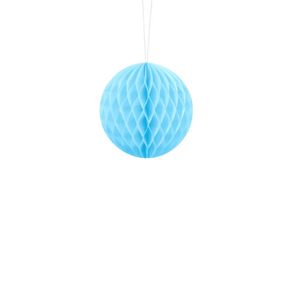Dekorationsboll, ljusblå 10 cm