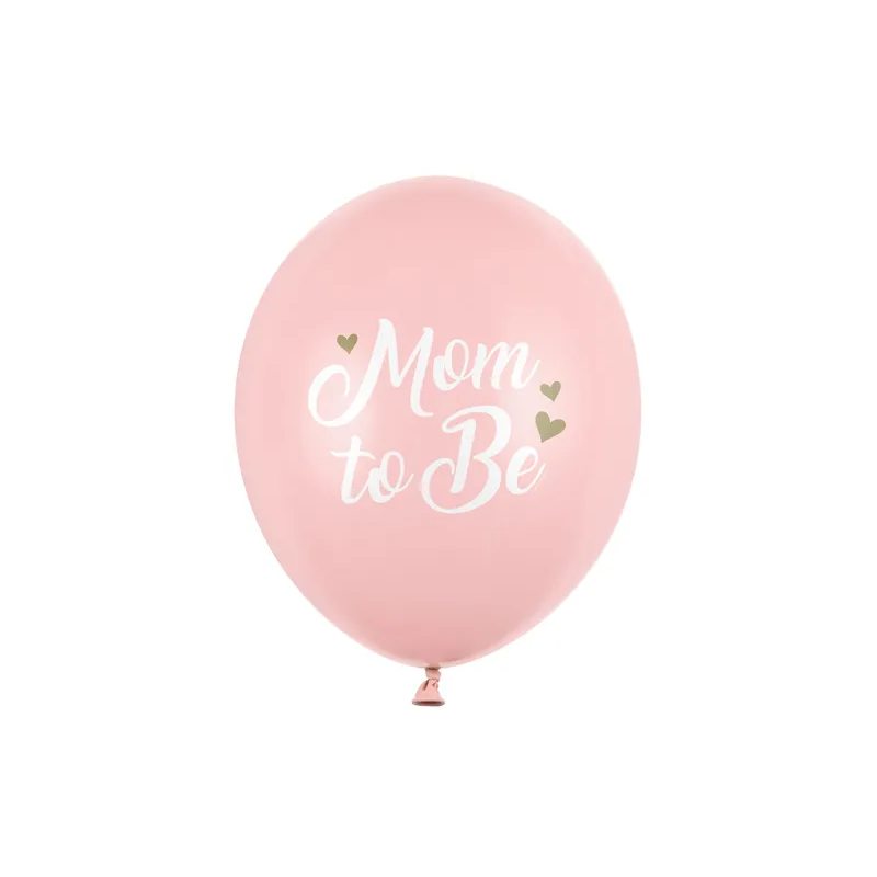 Ballonger, mom to be ljusrosa 30 cm 6 st
