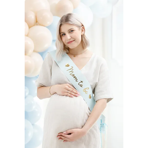 Ordensband, mom to be ljusblå 75 cm