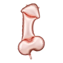 Folieballong, penis roséguld 55x112 cm