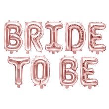 Folieballong, Bride to be roséguld 340x35 cm