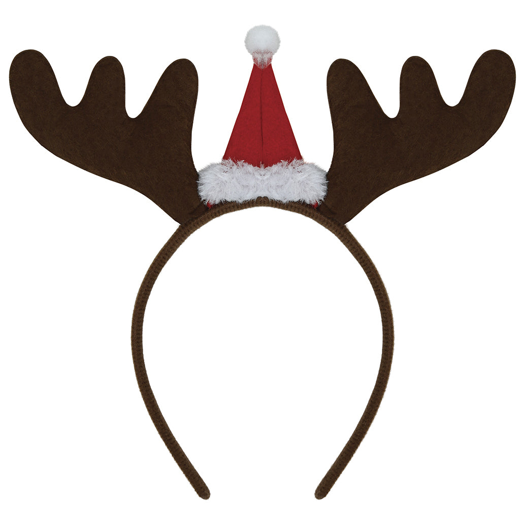 Juldiadem, renhorn med tomteluva