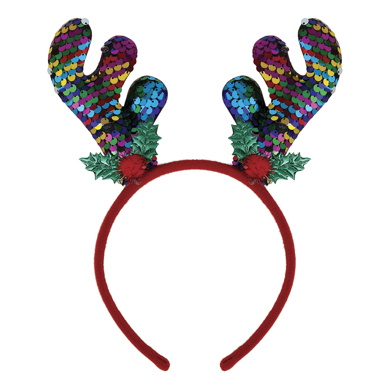 Juldiadem, renhorn multicolor