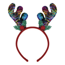 Juldiadem, renhorn multicolor