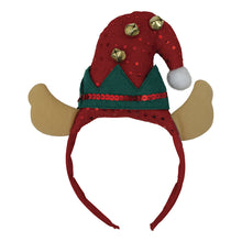 Juldiadem, elf med paljetter