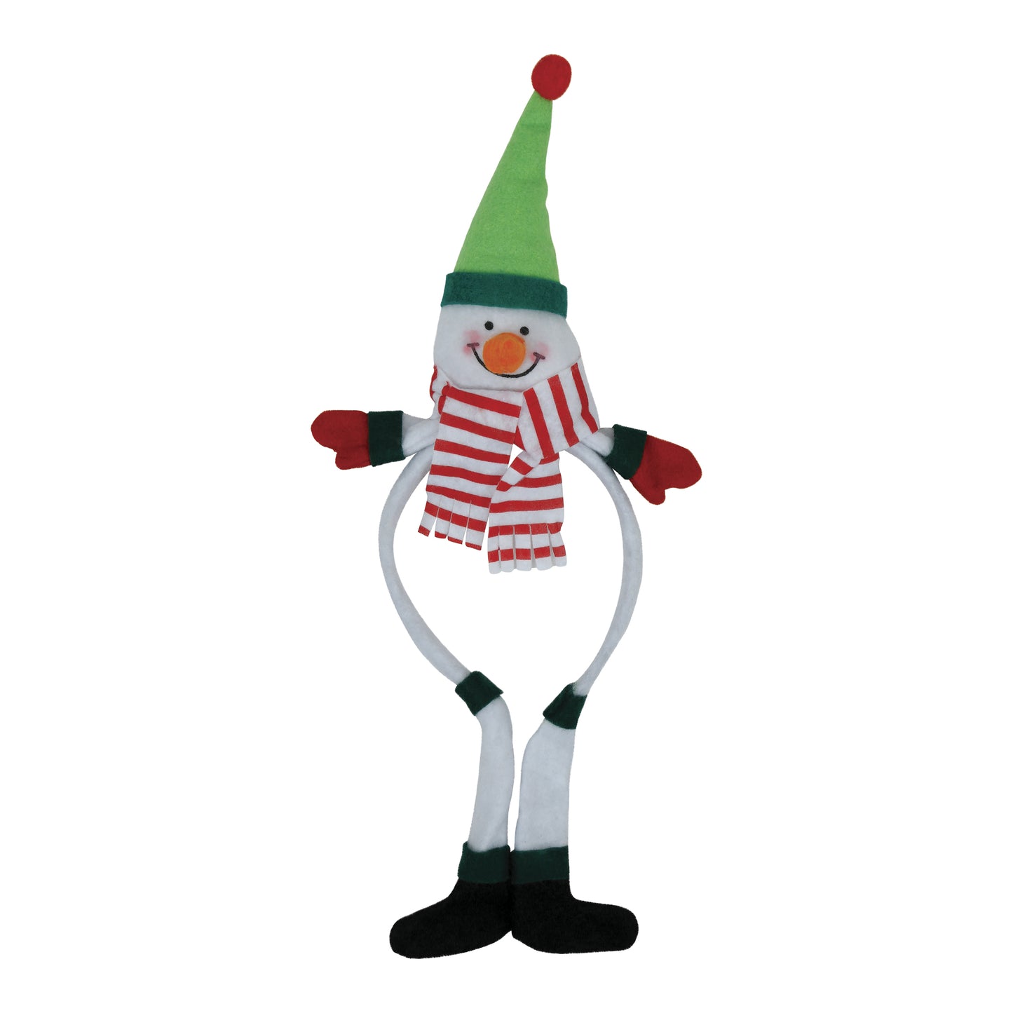 Juldiadem, snögubbe med långa ben