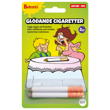 Glödande cigaretter, 2 st