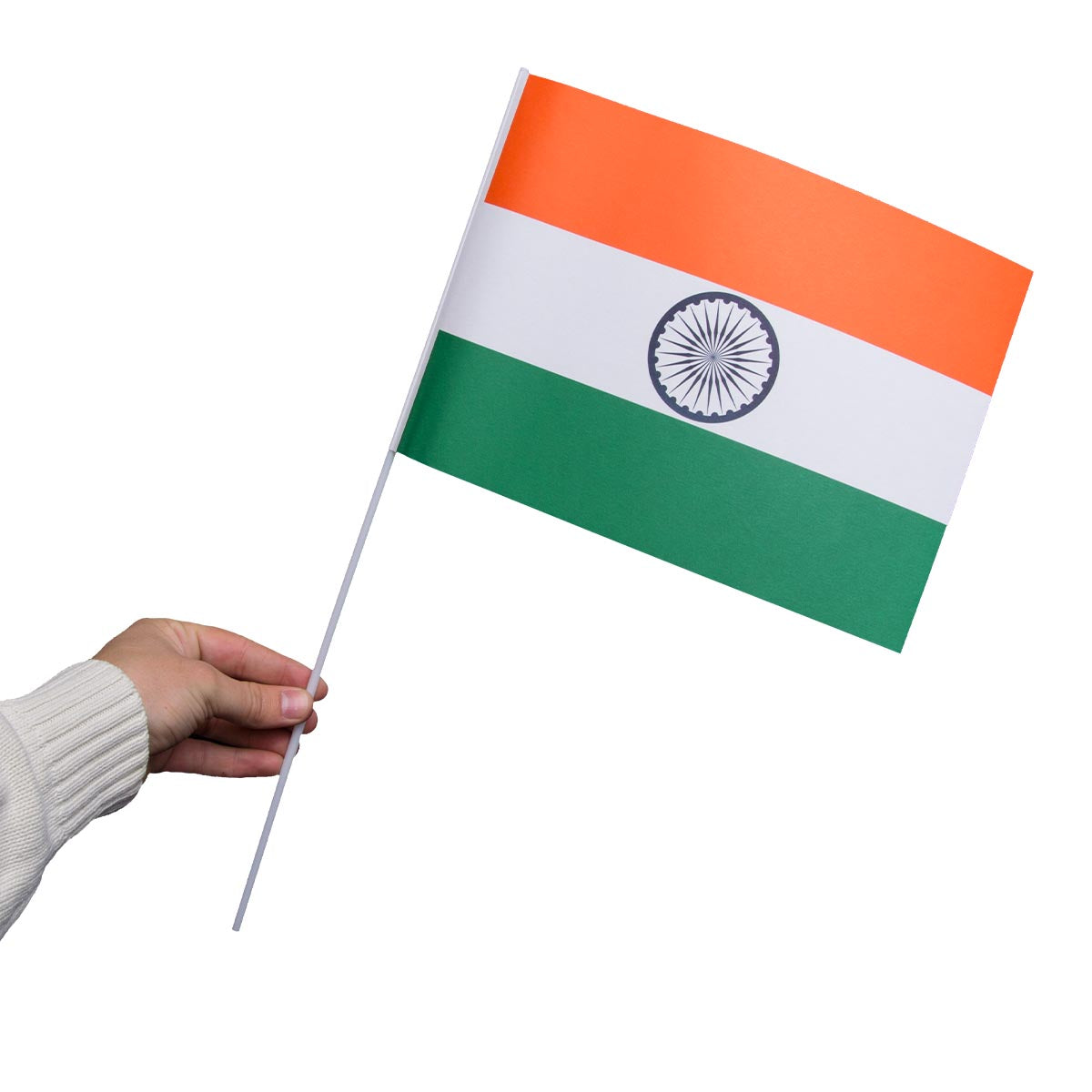 Pappersflagga, Indien 27x20 cm