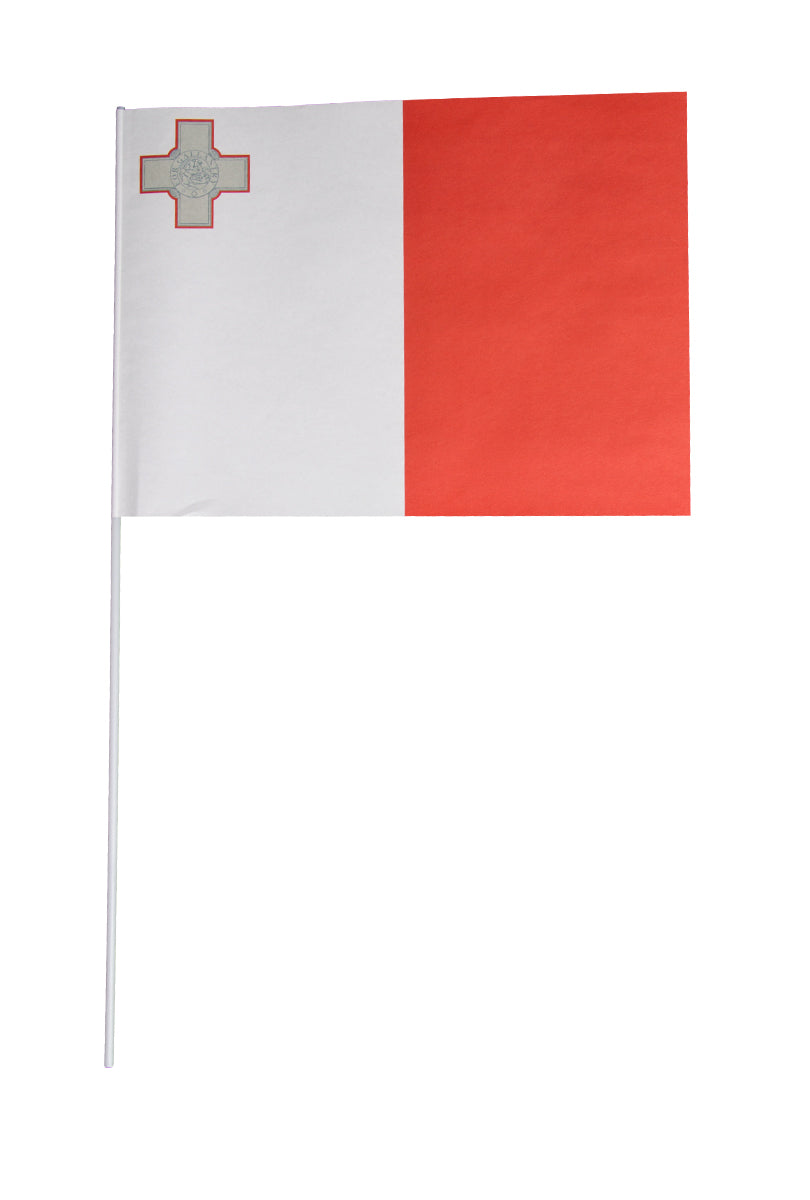 Pappersflagga, Malta 27x20 cm