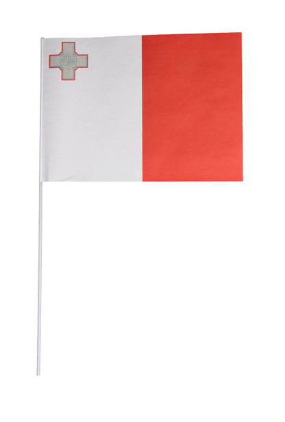 Pappersflagga, Malta 27x20 cm