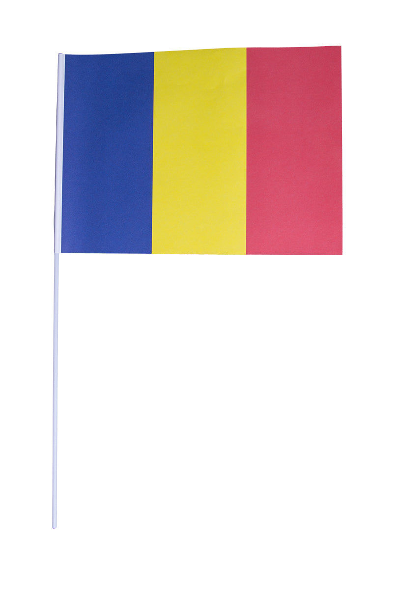 Pappersflagga, Rumänien 27x20 cm