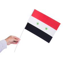 Pappersflagga, Syrien 27x20 cm