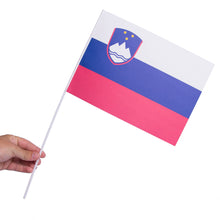 Pappersflagga, Slovenien 27x20 cm