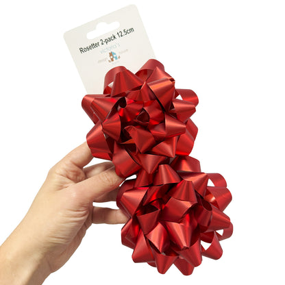 Presentrosetter, metallic 2 st
