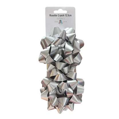Presentrosetter, metallic 2 st